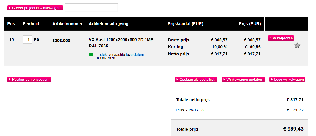 webshop manier 1b