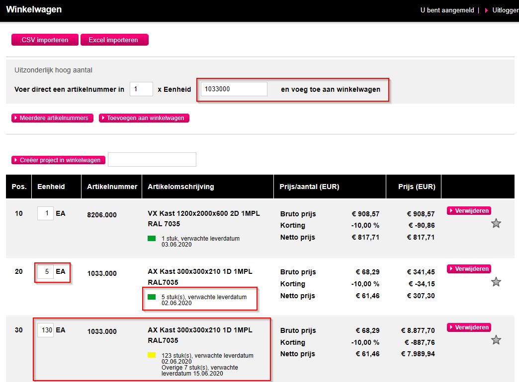 webshop manier 2